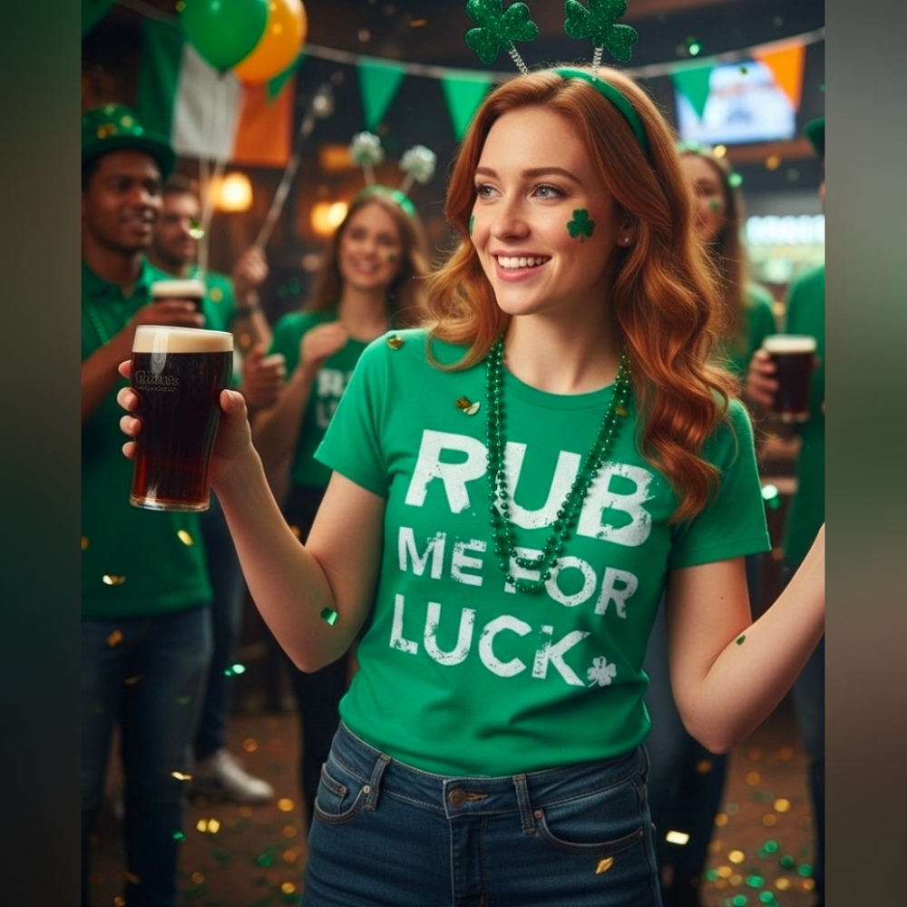 St Patrick's Day Green Graphic T-Shirt